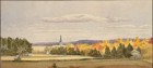 Juliana Horatia Ewing - Cathedral from near Beach Mount 17 Oct 1867 LAC C125771.jpg