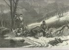 Anonymous 1863 Caribou hunting in New Brunswick in at the death ILN 18 Jan 1863 (4K)