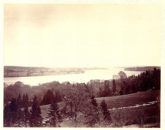 Photograph looking east from the Institute for the Deaf on Forest Hill, 1885-1890 Stephen White Gallery, Library and Archives Canada PA-165621